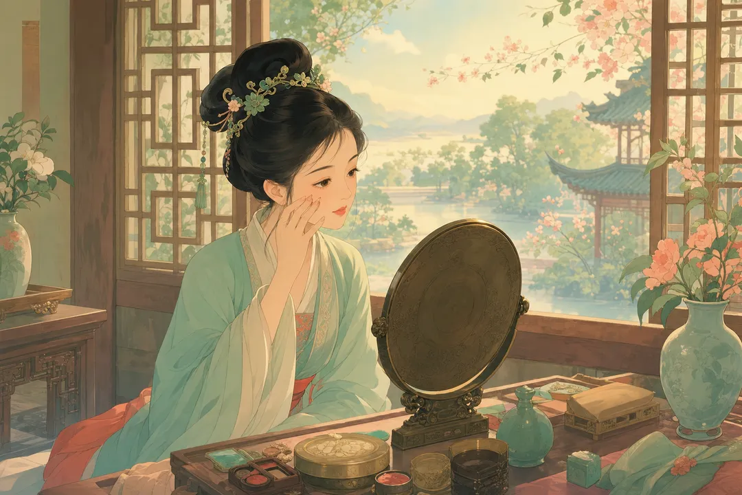 《离思五首》诗意配图