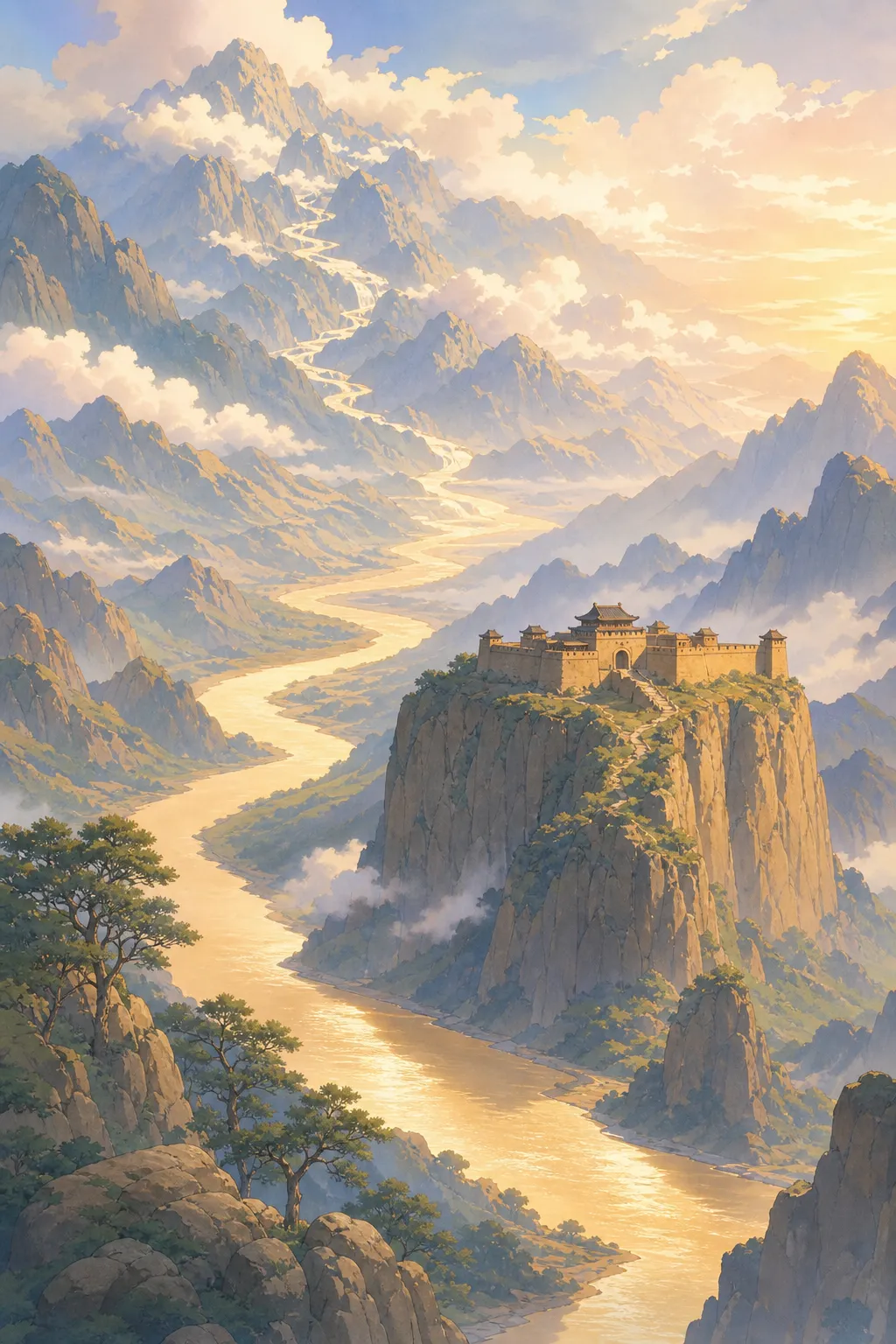 《凉州词二首 一》诗意配图