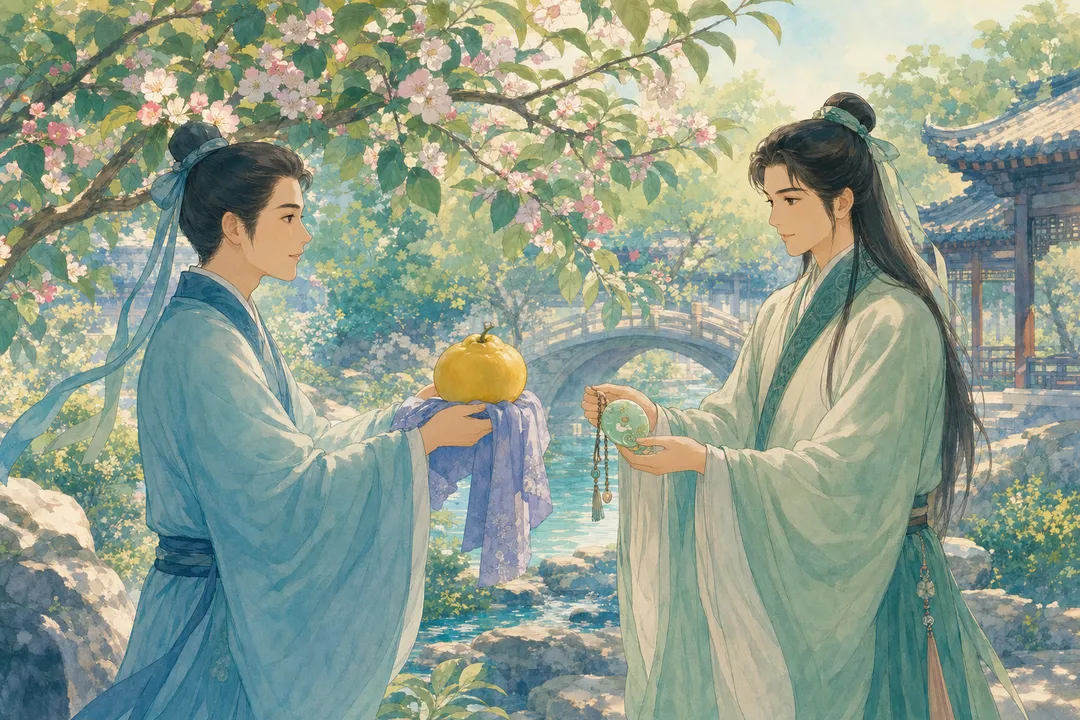 《木瓜》诗意配图