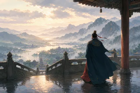 《满江红》诗意配图