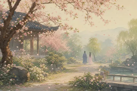 《无题》诗意配图