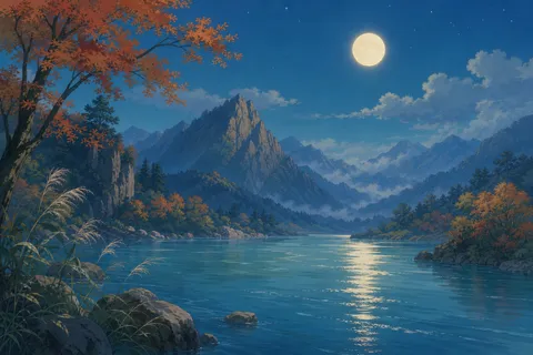 《峨眉山月歌》诗意配图