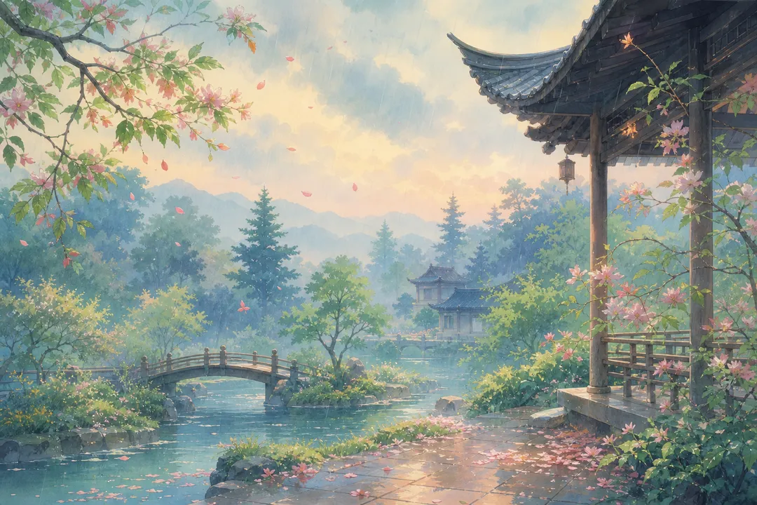 《相见欢》诗意配图