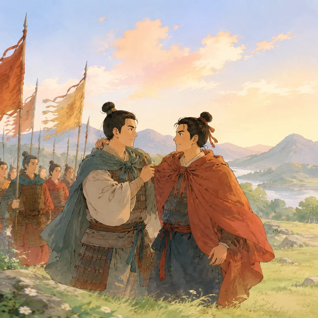 《无衣》诗意配图