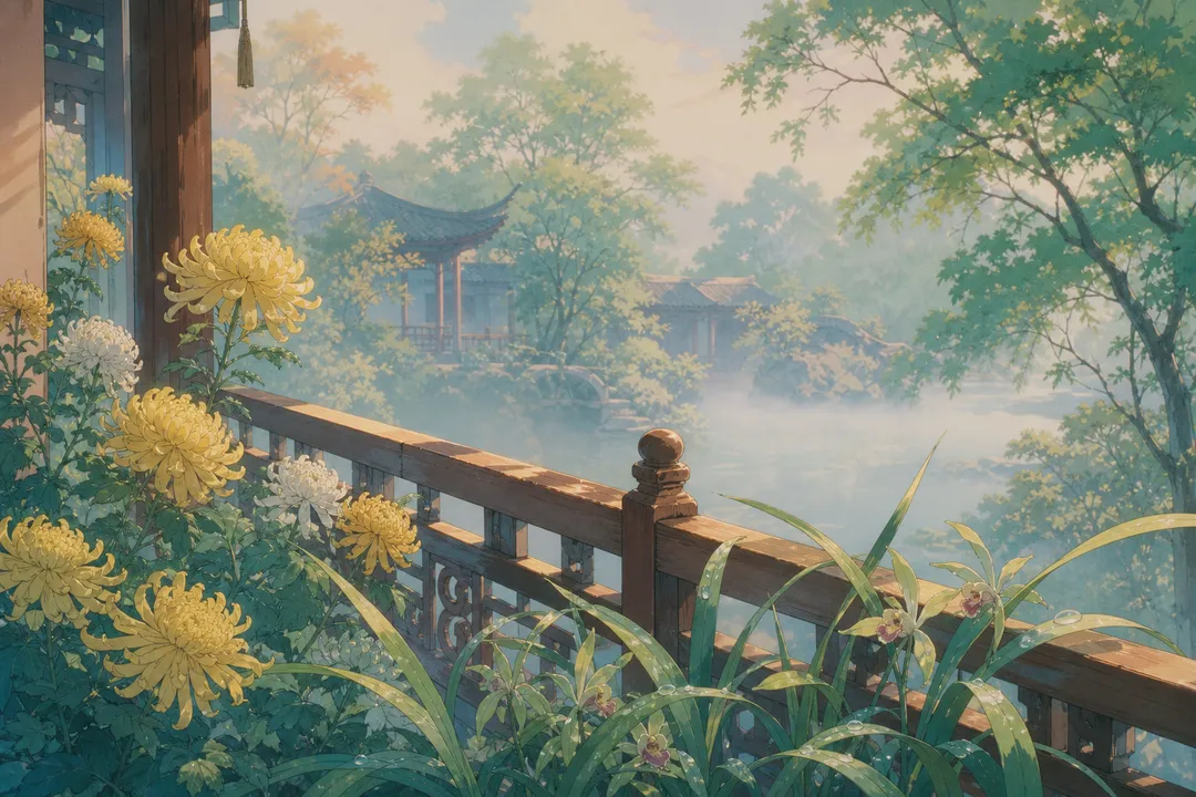 《鹊踏枝・蝶恋花》诗意配图