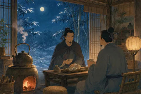《寒夜》诗意配图