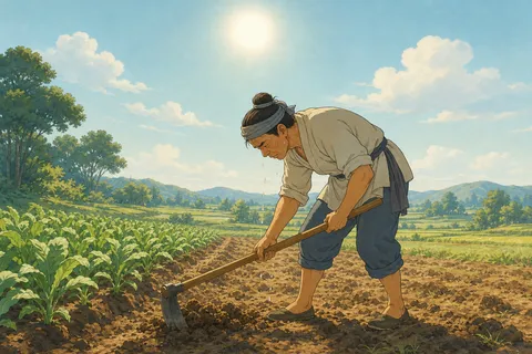 《悯农(之一)》诗意配图