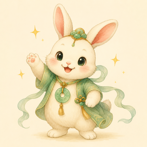 玉兔吉祥物
